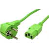 ROLINE 19.08.1013 Áram Csatlakozókábel Zöld 1.80 m (19.08.1013)