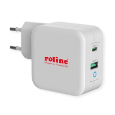 ROLINE 1x USB3.0 Type-A + 1x USB Type-C fali töltő 65W fehér (19.11.1041-10) (19.11.1041-10) mobiltelefon kellék