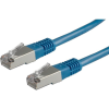 ROLINE 21.15.0354 RJ45 Hálózati kábel, patchkábel CAT 5e S/FTP 3.00 m Kék Kettős árnyékolás, aranyozott érintkező 1 db (21.15.0354)