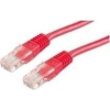 ROLINE 21.15.0924 RJ45 Hálózati kábel, patchkábel CAT 6 U/UTP 1.50 m Piros (átlátszó) Árnyékolatlan 1 db (JAB-1151360)