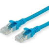 ROLINE 21.15.2540 RJ45 Hálózati kábel, patchkábel CAT 6 U/UTP 0.50 m Kék Árnyékolatlan, Halogénmentes, Lángálló 1 db (JAB-3433286)