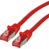 ROLINE 21.15.2615 RJ45 Hálózati kábel, patchkábel CAT 6 S/FTP 5.00 m Piros (átlátszó) Kettős árnyékolás, Halogénmentes, Lángálló 1 db ( )