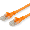 ROLINE 21.15.2771 RJ45 Hálózati kábel, patchkábel CAT 6A U/UTP 1.00 m Narancs Árnyékolatlan, Halogénmentes, Lángálló 1 db ( )