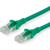 ROLINE 21.15.2984 RJ45 Hálózati kábel, patchkábel CAT 6A U/UTP 0.30 m Zöld Árnyékolatlan, Halogénmentes, Lángálló 1 db (21.15.2984)