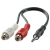 ROLINE Audió kábel 3.5mm jack - 2x RCA 0,2m (11.09.4340) (11.09.4340)