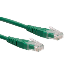 ROLINE Cable ROLINE UTP CAT6 patch 0,3m zöld kábel és adapter