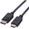 ROLINE DisplayPort 1.2/1.2a HDMI Átalakító Fekete 3m 11.04.5782-10