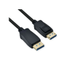 ROLINE DisplayPort 2.0 Összekötő Fekete 5m 11.04.6004