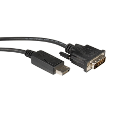 ROLINE DisplayPort - DVI (24+1) M/M - 1m audió/videó kellék, kábel és adapter
