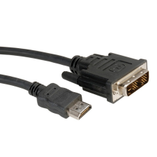 ROLINE - DVI-M-HDMI 5m kábel és adapter