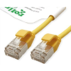 ROLINE green 21.44.3324 RJ45 Hálózati kábel, patchkábel CAT 6A U/FTP 1.50 m Sárga Árnyékolatlan, Halogénmentes, Lángálló 1 db (21.44.3324)