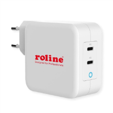 ROLINE Hálózati USB-A/USB-C töltő - Fehér (100W) mobiltelefon kellék