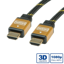 ROLINE HDMI Gold High Speed kábel 1.0 m (11.04.5561-20) kábel és adapter
