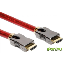 ROLINE HDMI Összekötő Piros 3m 11.04.5903-10 audió/videó kellék, kábel és adapter