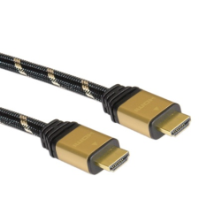 ROLINE Kábel HDMI Premium M/M 1.0m kábel és adapter