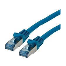 ROLINE Kábel S/FTP PATCH CAT6a, LSOH, 0,5m kék kábel és adapter