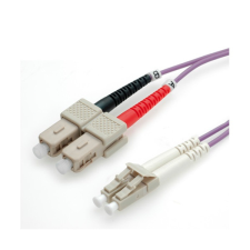 ROLINE - optikai patch kábel LC/SC 0,5m OM4 - 21.15.8760-10 kábel és adapter