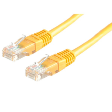 ROLINE patch kábel utp cat5e, 0,5m, sárga 21.15.0522-100 kábel és adapter
