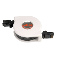 ROLINE patch kábel utp felcsévélhető, 2m, fekete 21.15.0591-20 kábel és adapter