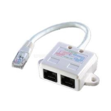 ROLINE RJ45 CAT5e UTP -> 2db RJ45 CAT5e UTP M/F adapter (XUTPYADAP) kábel és adapter
