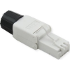 ROLINE RJ45 csatlakozó Föld konfekció (szerszám nélkül) 21.17.0324 Dugó CAT 6A Fehér 1 db (21.17.0324)