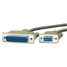 ROLINE ROLINE Kábel Printer Serial AT, 1,8m kábel és adapter
