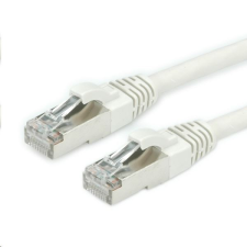 ROLINE STP/FTP CAT7 patch kábel 1m szürke  (21.15.0851-100) (21.15.0851-100) kábel és adapter