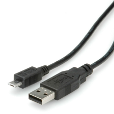ROLINE - USB 2.0 A - Micro USB B 0.8m kábel és adapter
