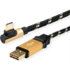 ROLINE USB kábel USB 2.0 USB-A dugó, USB-C® dugó 1.80 m Többszínű Árnyékolt 11.02.9061 (11.02.9061)