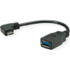 ROLINE USB kábel USB 2.0 USB-C® dugó, USB-A alj 0.15 m Fekete 11.02.9031 (11.02.9031)