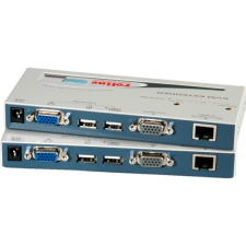 ROLINE USB KVM extender RJ45 hálózati kábelen keresztül 150 m (14.01.3249) kábel és adapter