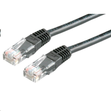 ROLINE UTP CAT5e patch kábel 0.5m fekete (7611990134717) kábel és adapter