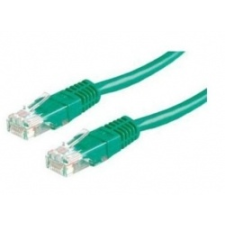 ROLINE UTP CAT5e patch kábel 2m, zöld kábel és adapter