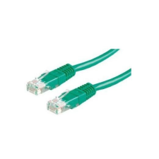 ROLINE UTP CAT5e patch kábel 5m zöld kábel és adapter
