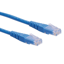 ROLINE UTP CAT6 patch 2m Kék kábel és adapter