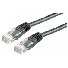 ROLINE UTP CAT6 patch kábel 0.5m fekete (21.15.1525-100) kábel és adapter