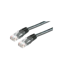 ROLINE UTP CAT6 patch kábel 10m szürke kábel és adapter