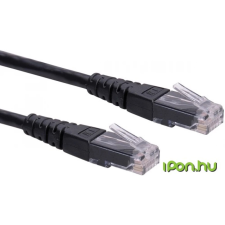 ROLINE UTP Cat6 patch kábel - Fekete - 5m kábel és adapter