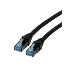 ROLINE UTP, CAT6a, LSOH, kábel 10m fekete (21.15.2757-40) kábel és adapter