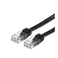 ROLINE UTP Összekötő Fekete 30cm 21.15.1515-50 kábel és adapter