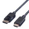 ROLINE Value 11.99.5779 DisplayPort apa - HDMI apa Kábel 1.5m Fekete (11.99.5779)
