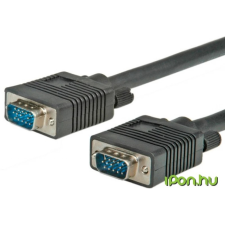 ROLINE VGA/D-Sub Összekötő Fekete 20m 11.04.5270-2 kábel és adapter