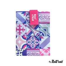 Roll'eat Boc&#039;n&#039;roll patchwork Szendvics csomagoló #lila uzsonnás doboz
