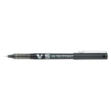 Rollertoll, 0,3 mm, tűhegyű, PILOT "Hi-Tecpoint V5", fekete toll