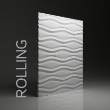 Rolling gipsz falpanel grafika, keretezett kép
