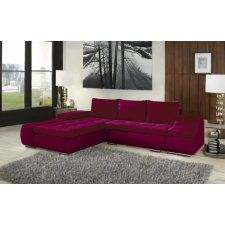  Róma L alakú sarokülő kicsi bíbor bársonyszövet, lenyügöző színben 264 cm bútor