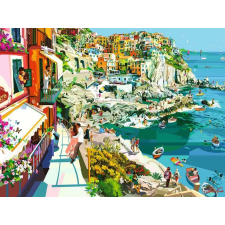 Romantikus Itália puzzle - Cinque Terre puzzle, kirakós