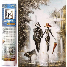 Romantikus séta gyémánt festés készlet 30x40cm kreatív és készségfejlesztő