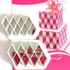  Rombusz formájú kiszúró 2 db/ csomag sütés és főzés