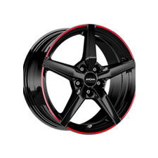 Ronal R69 Fényes fekete piros 5/112 17x7,5 ET50 76 alufelni